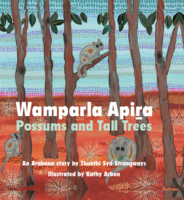 Cover of book depicting possums in trees